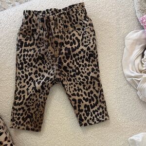 GAP Kids Leopard Print Jeans - Brown